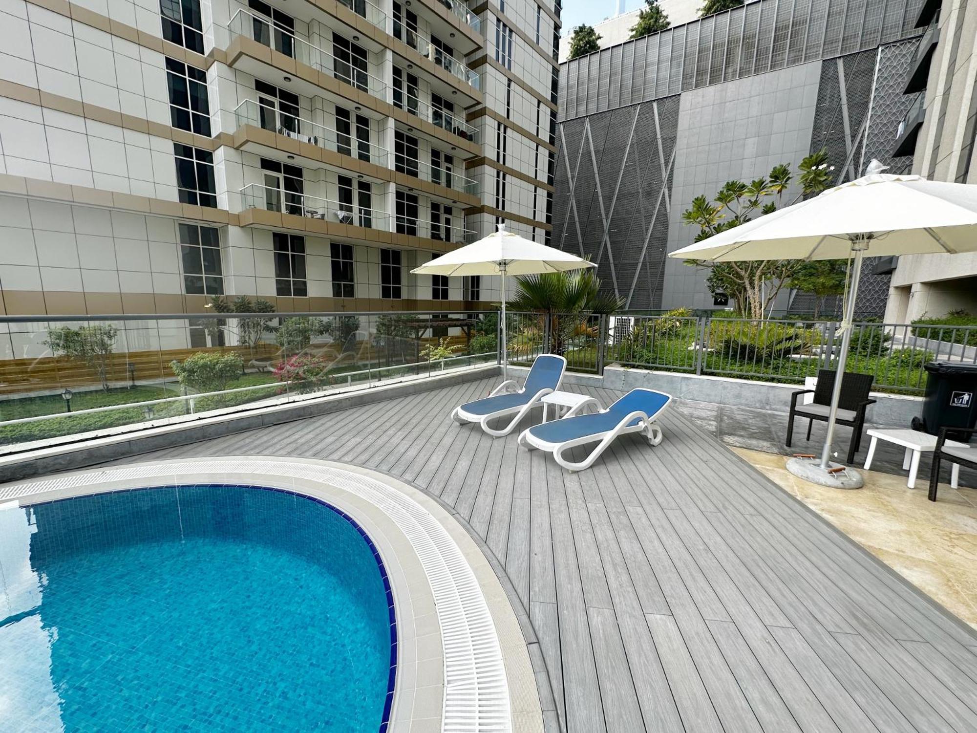 Dunya Tower Luxury And 2 Min Walk To Dubai Mall And Burj Khalifa In Heart Of Downtown Exteriér fotografie